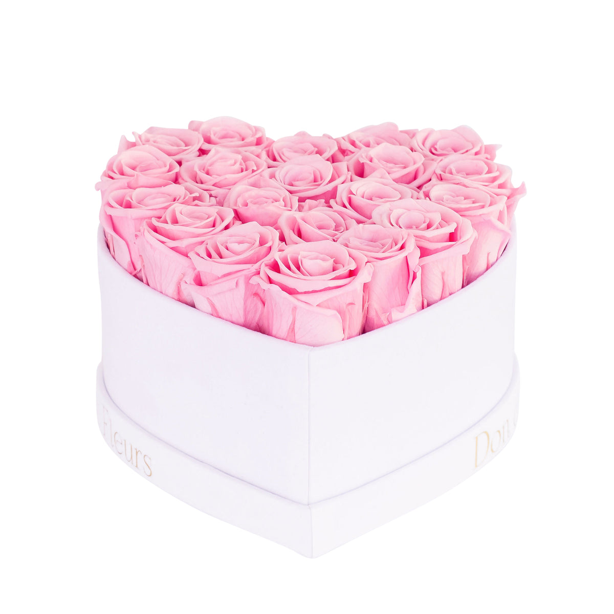 Small Heart Preserved Rose Box
